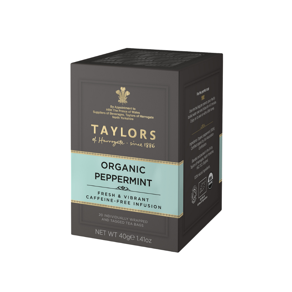 Taylors Of Harrogate Organic Peppermint Tea 40G