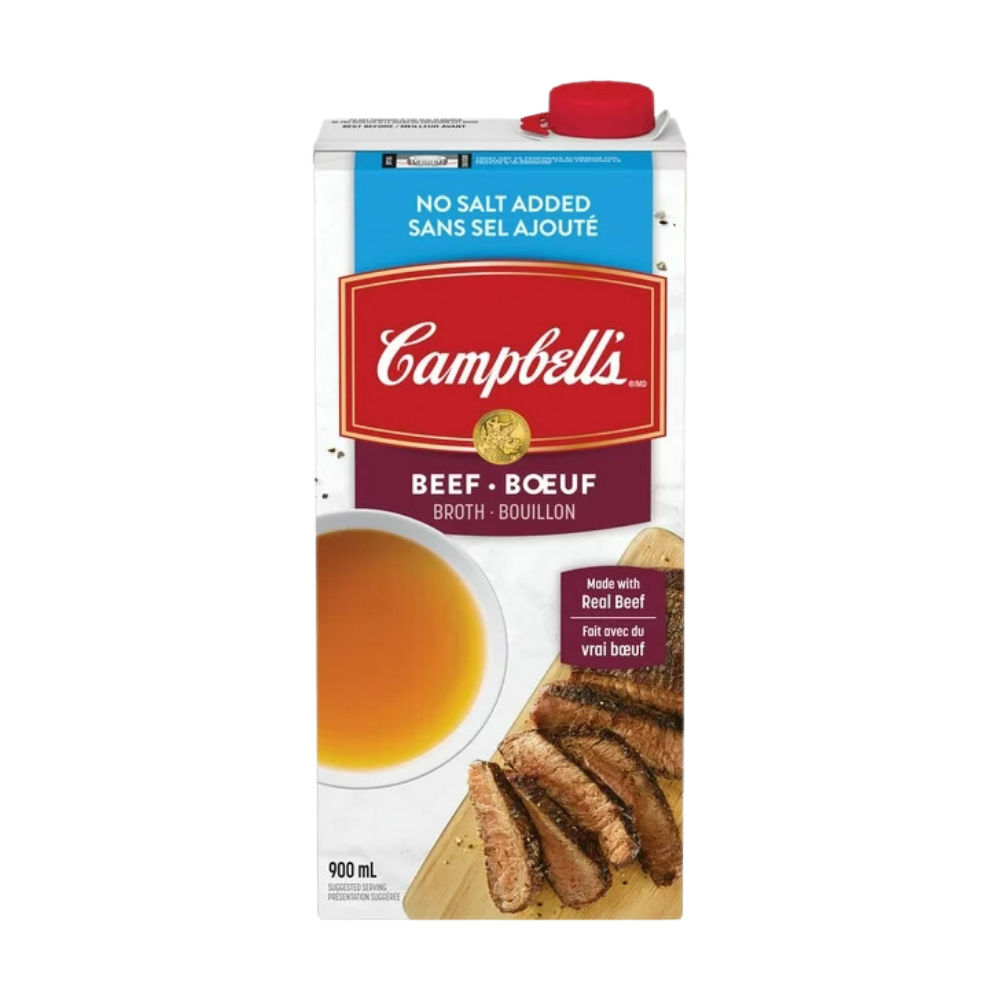 Campbell's 25% Less Sodium Beef Broth 900Ml