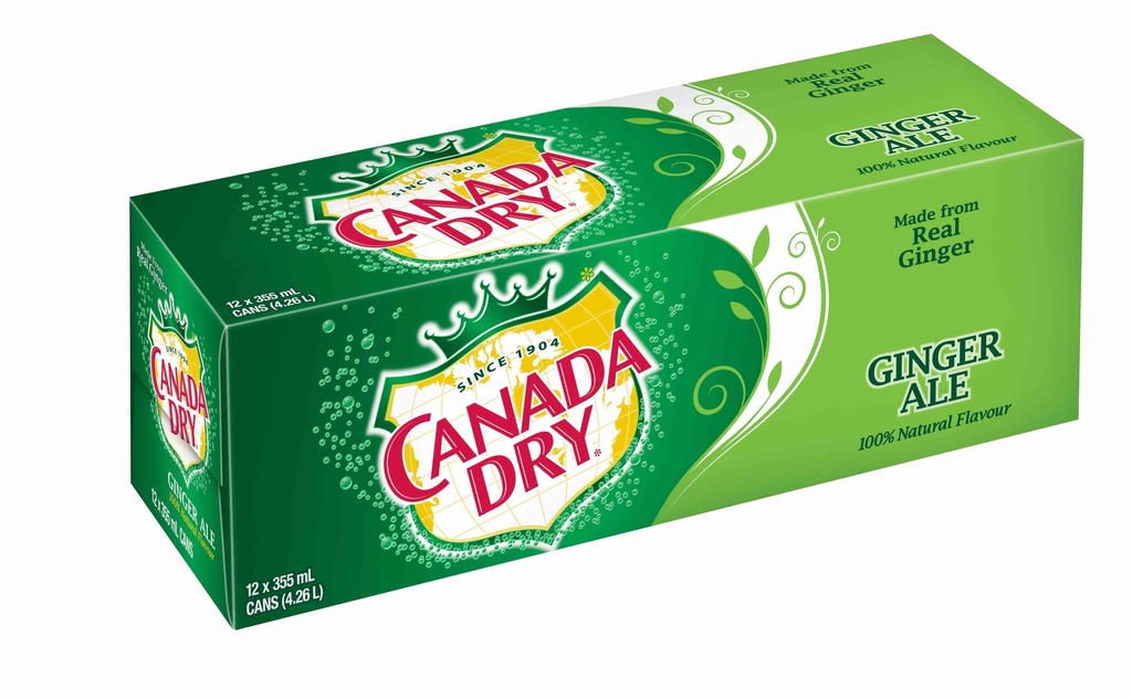 Canada Dry Ginger Ale 12 X 355Ml