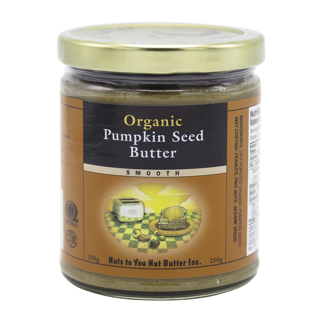 Nuts To You Organic Pumpkin Seed Butter Smooth 250G