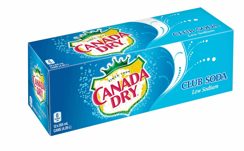 Canada Dry Club Soda 12pk