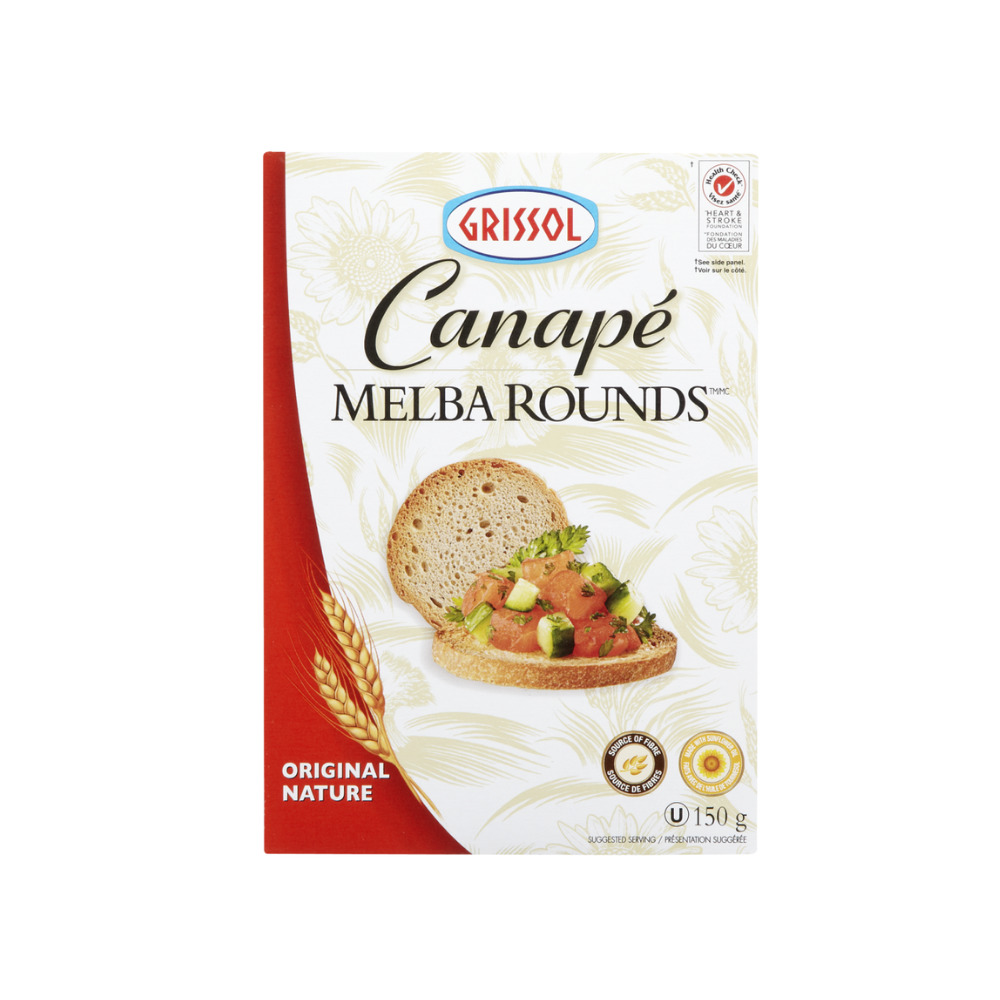 Boulangerie Grissol Melba Canapé Original 150G