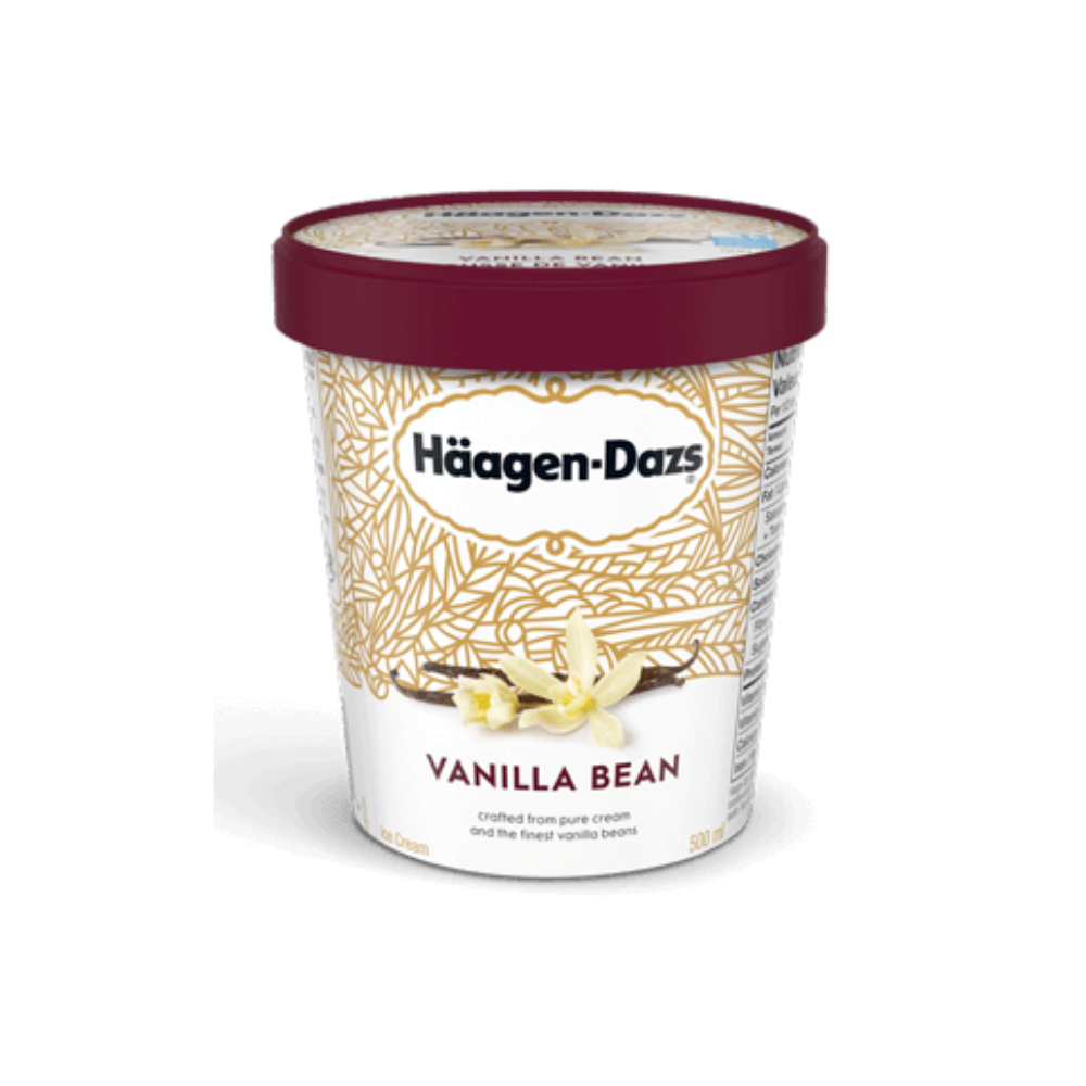 Haagen-Dazs Vanilla Bean Ice Cream 500Ml
