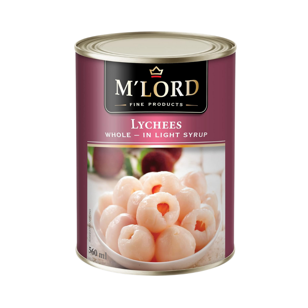 M'Lord Whole Lychees 560Ml