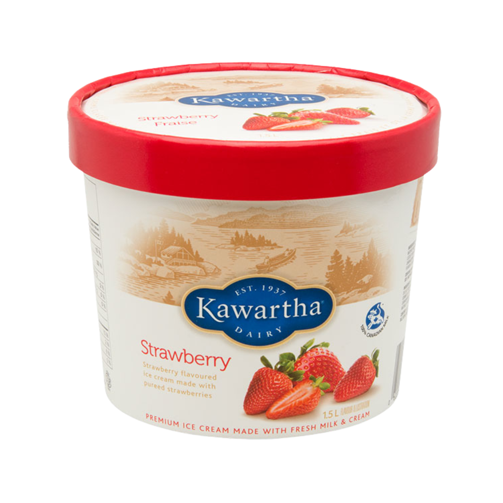 Kawartha Strawberry Premium Ice Cream 1.5L