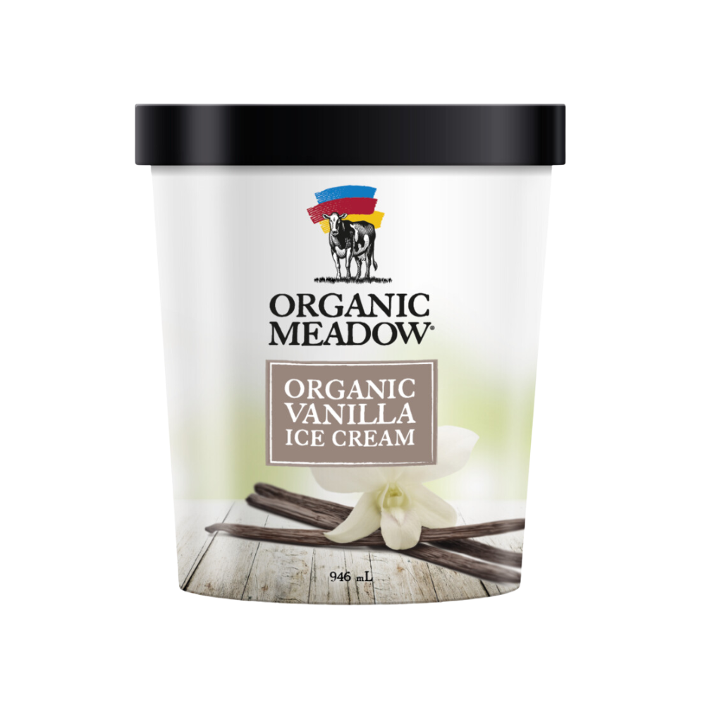 Organic Meadow Vanilla Ice Cream 946Ml