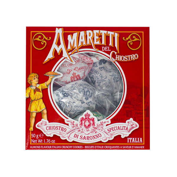 Chiostro Di Saronno Amaretti In Window Tin 50g