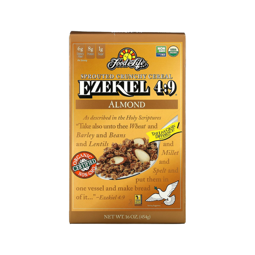 Ezekiel 4:9 Almond Sprouted Whole Grain Cereal 454G