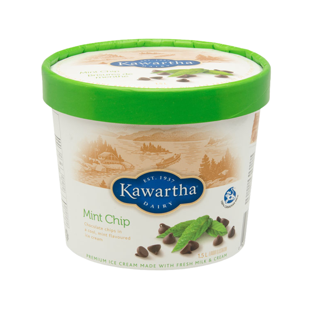 Kawartha Mint Chip Premium Ice Cream 1.5L