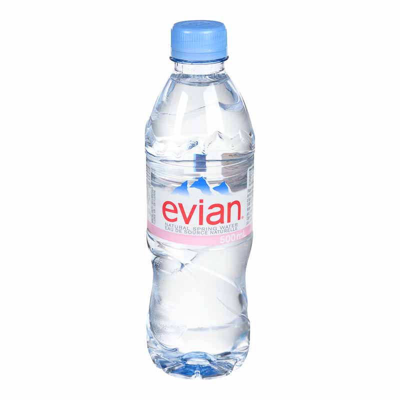 Evian Natural Spring Water 500Ml
