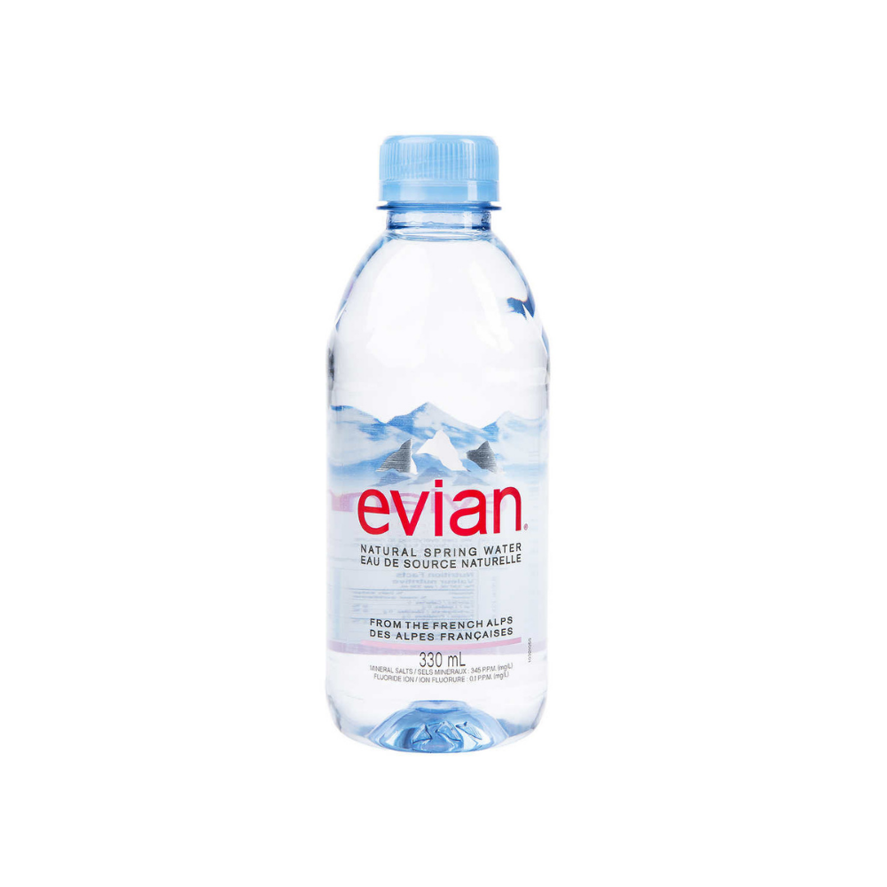 Evian Natural Spring Water 330Ml