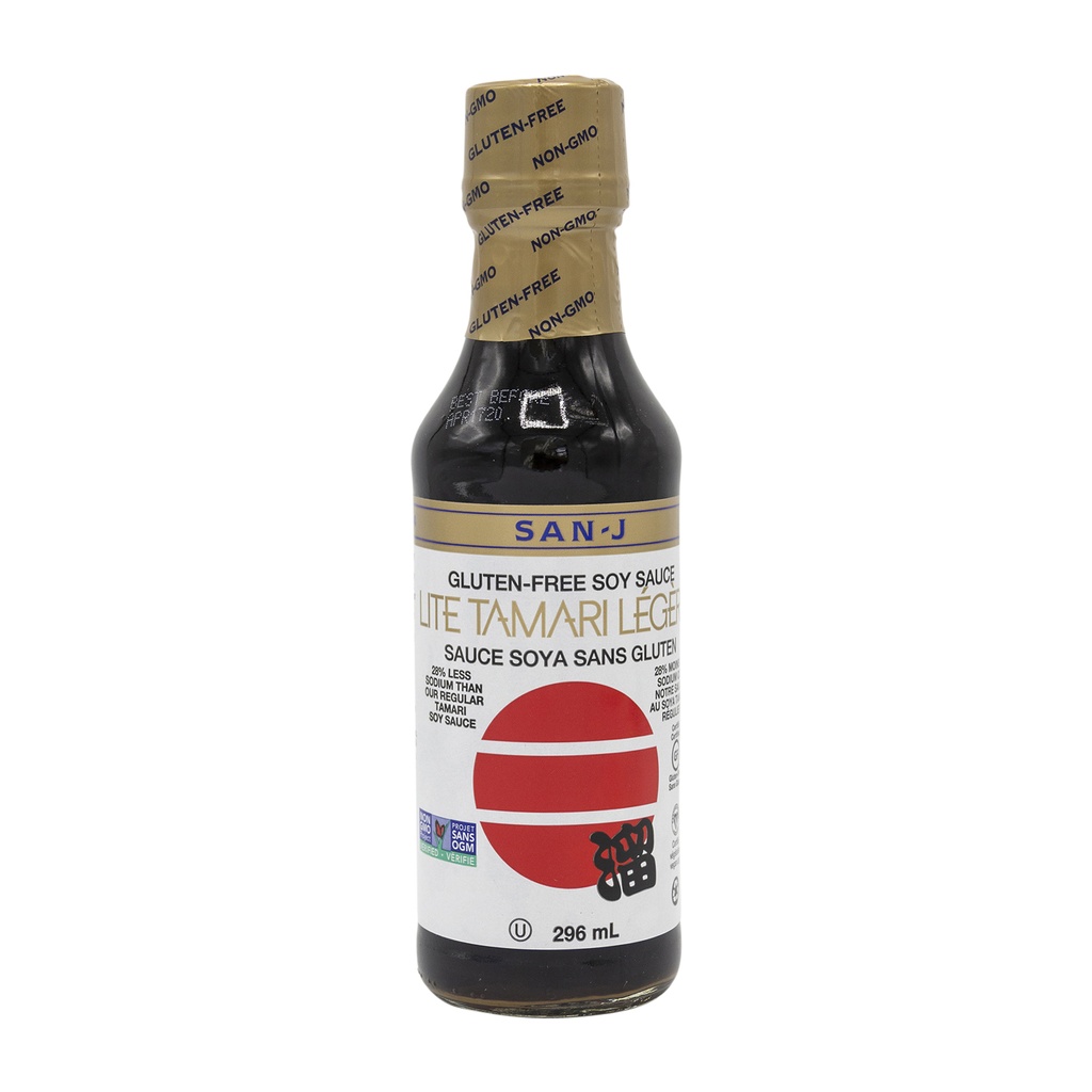San-J Lite Tamari Legere Gluten Free Soy Sauce 296Ml