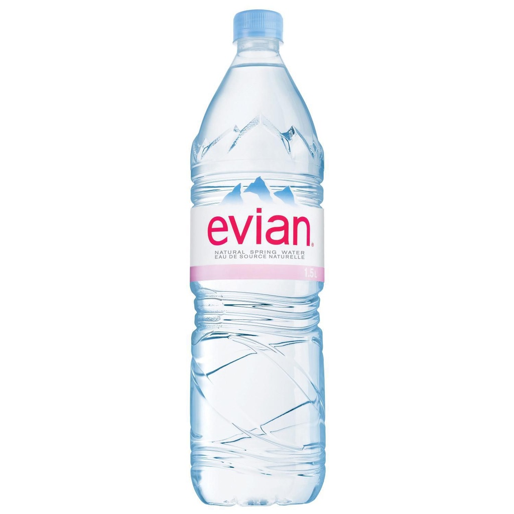 Evian Natural Spring Water 1.5L