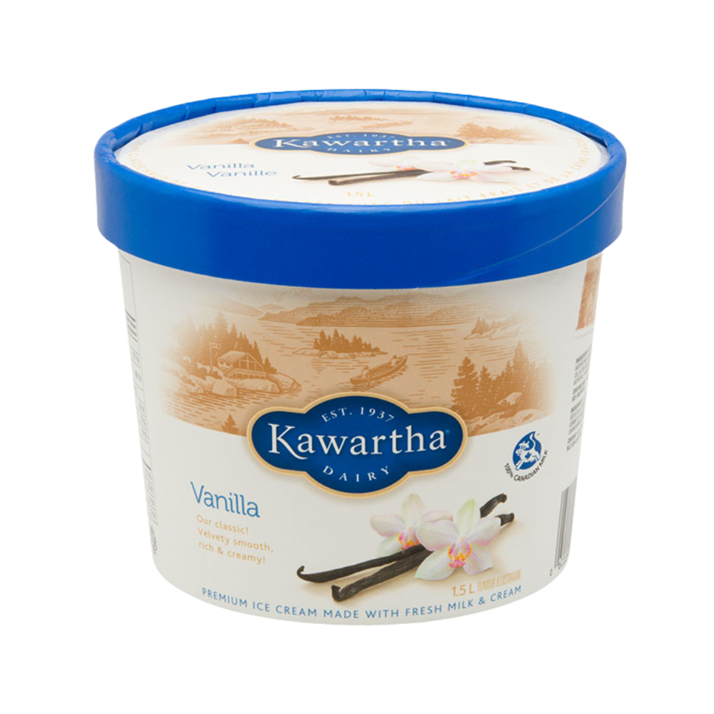 Kawartha Vanilla Premium Ice Cream 1.5L