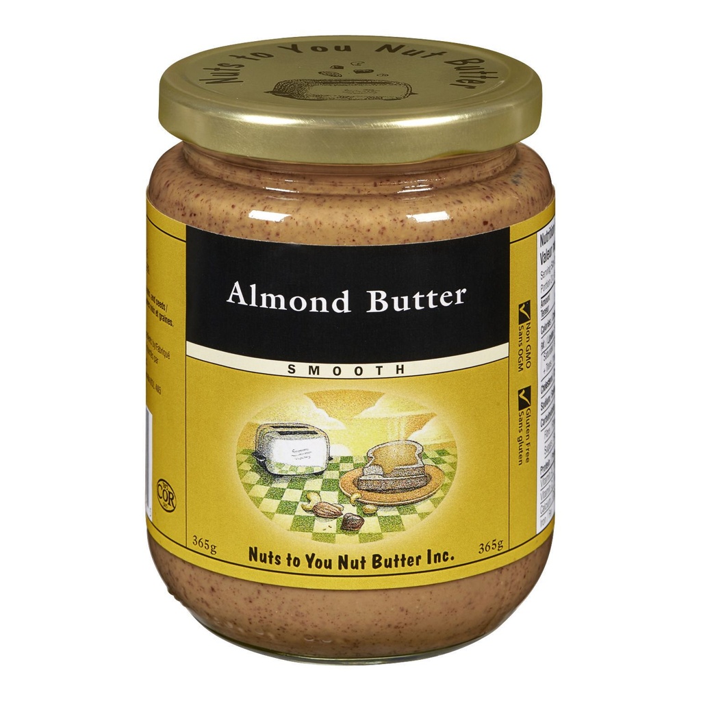 Nuts To You Smooth Almond Butter 250G