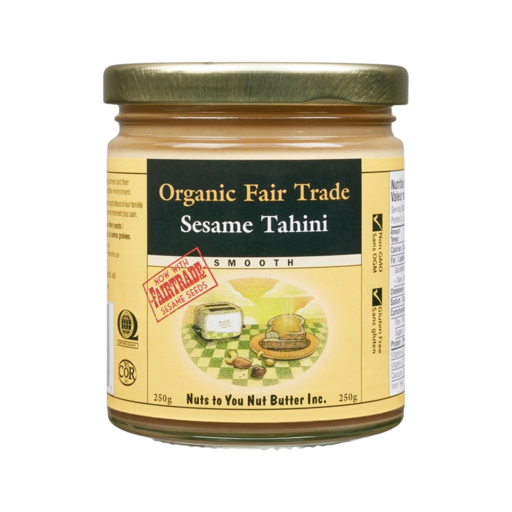 Nuts To You Organic Fair Trade Sesame Tahini Smooth 250G