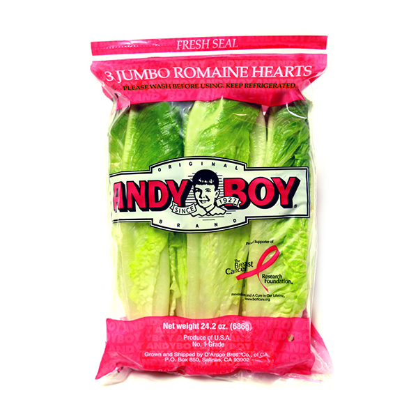 Lettuce Romaine Andy Boy 3pk