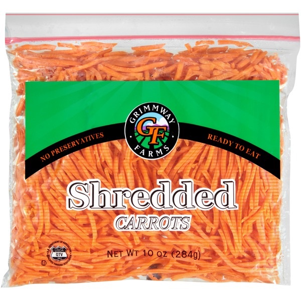 CARROTS SHREDDED BAG