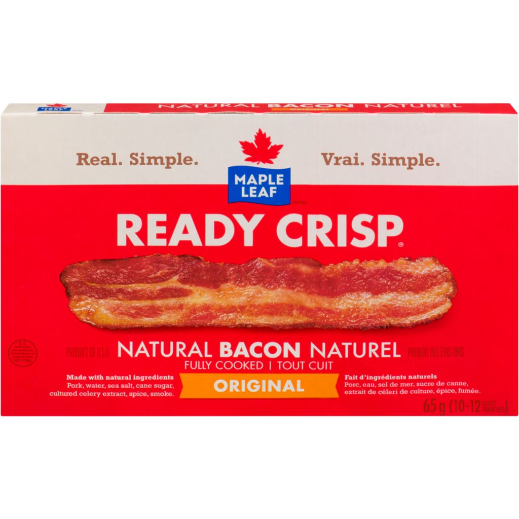 Maple Leaf Ready Crisp Bacon 65G
