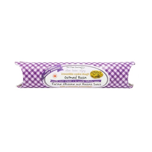 [55422] Nutfree Gourmet Oatmeal Raisin Cookie Dough 500G