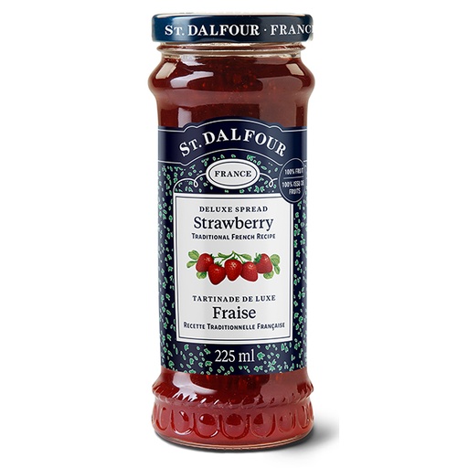 [55493] St. Dalfour Strawberry Fruit Spread 225Ml