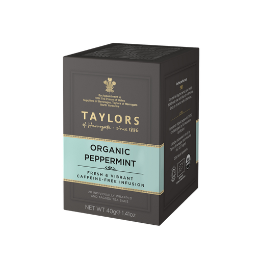 [55531] Taylors Of Harrogate Organic Peppermint Tea 40G