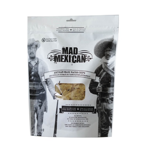 [56057] Mad Mexican Artisan Made Nacho Chips 250g
