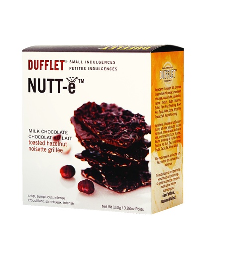 [56595] DUFFLET NUTT-E MILK CHOCOLATE TOASTED HAZELNUT