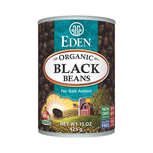 [56598] Eden Organic Black Beans 425G