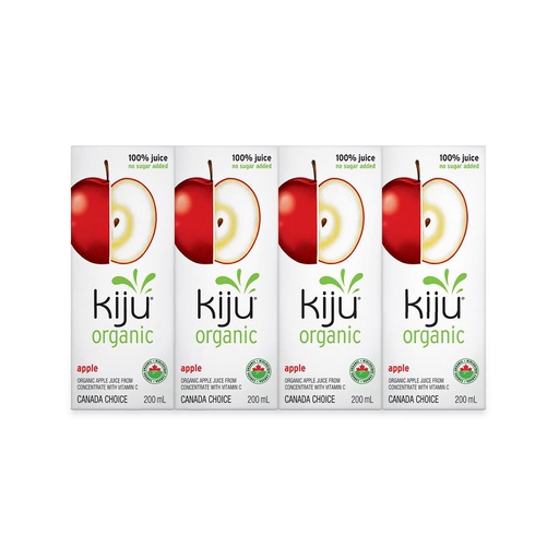 [56675] Kiju Organic Apple 4X200Ml