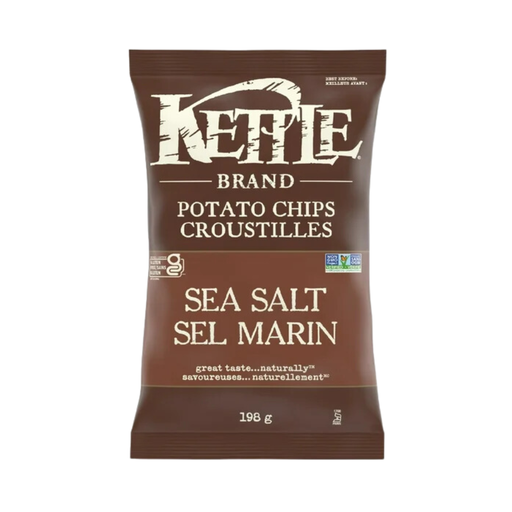 [385467] Kettle Sea Salt Potato Chips 198G