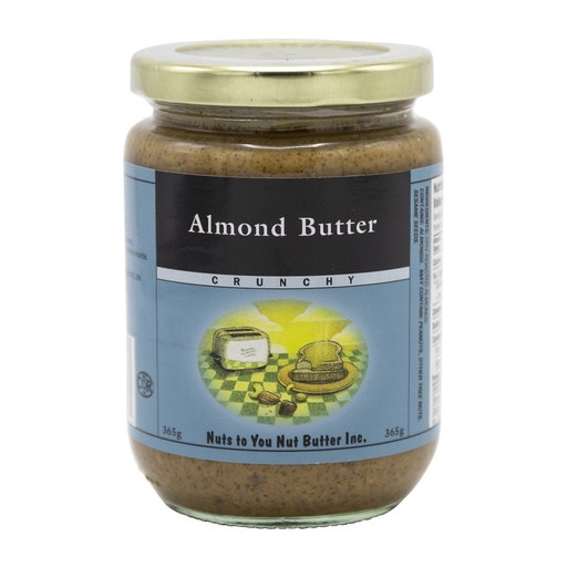 [58217] Nuts To You Crunchy Almond Butter 365G