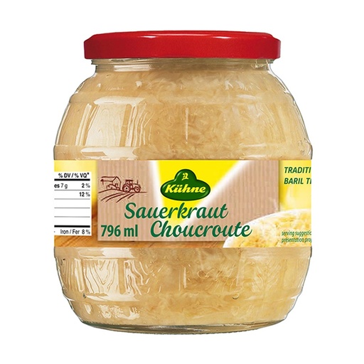 [58501] Kuhne Barrel Sauerkraut 796Ml