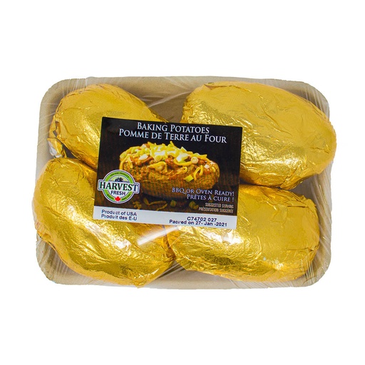 [59823] BAKING POTATO IN FOIL