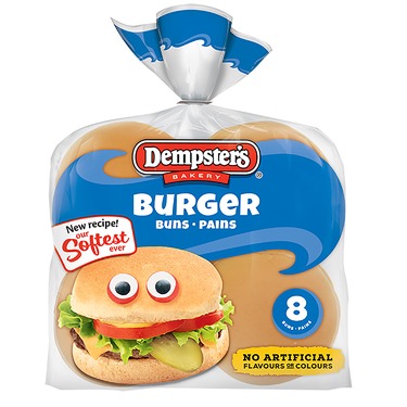 [65893] DEMP ORIGINAL HAMBURGER BUN 8P
