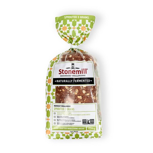 [65915] STONEMILL SPROUTED 3 GRAIN 454G