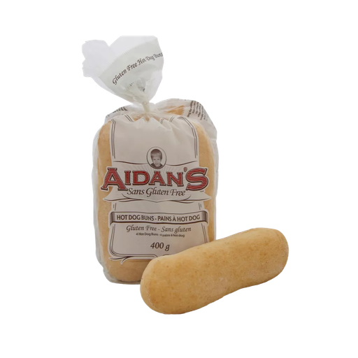 [66009] AIDAN'S GLUTEN FREE HOT DOG BUNS 4 PK