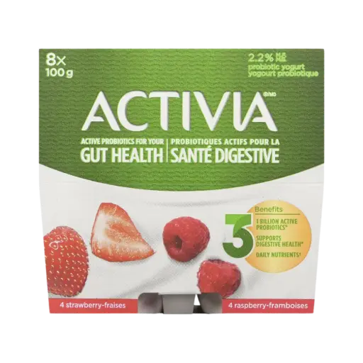 [67213] Danone Activia Strawberry Raspberry Yogurt 1Ea
