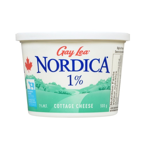 [67565] NORDICA 1% COTTAGE CHEESE 500G