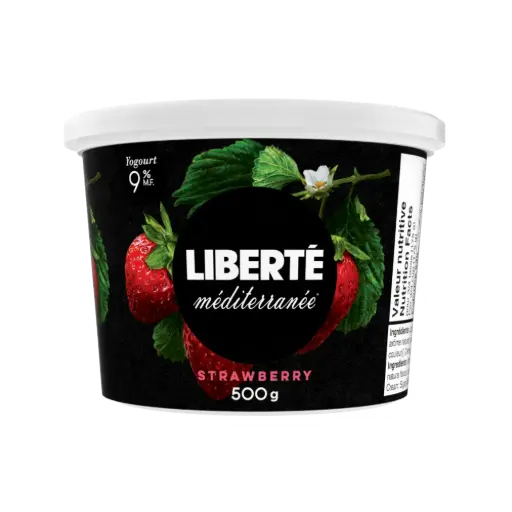 [67625] Liberte Med Straw Yogurt 500g