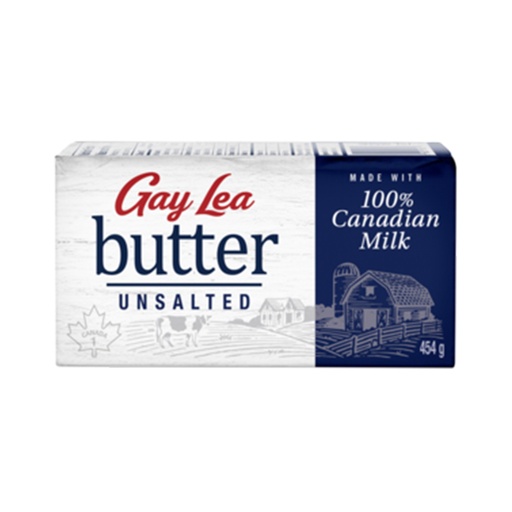 [67685] GAY LEA UNSALTED BUTTER 454G