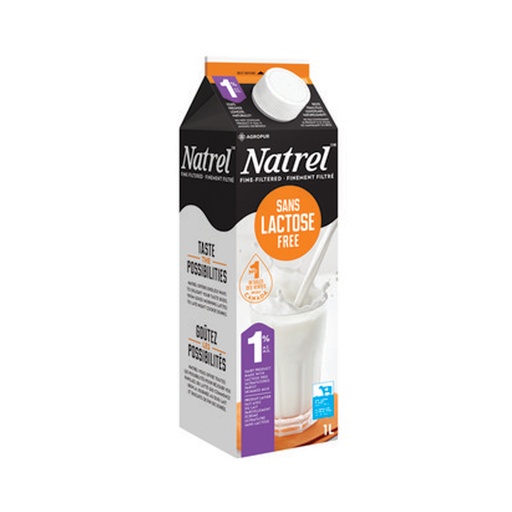 [67751] NATREL 1% LACTOSE FREE MILK 1L