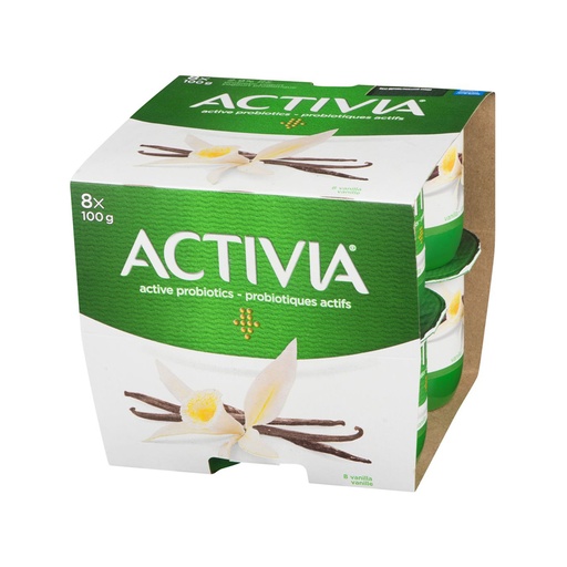 [67769] Danone Activia Vanilla Yogurt 8X100G 