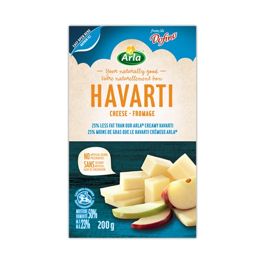 [67771] ARLA HAVARTI CHEESE SLICES 200G