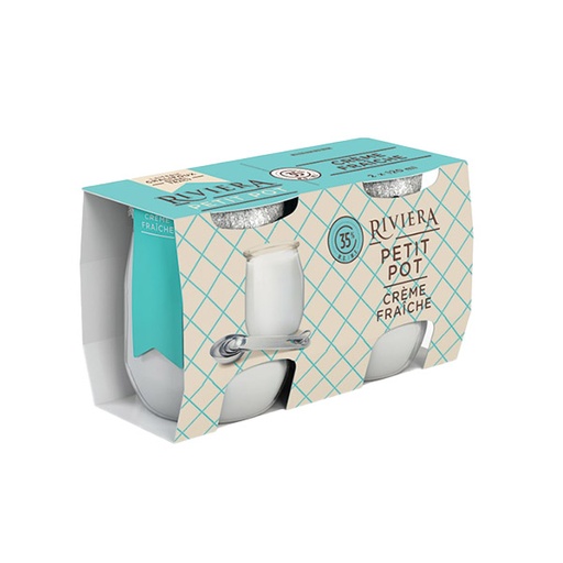 [67809] Riviera Crème Fraiche 2 X 120Ml