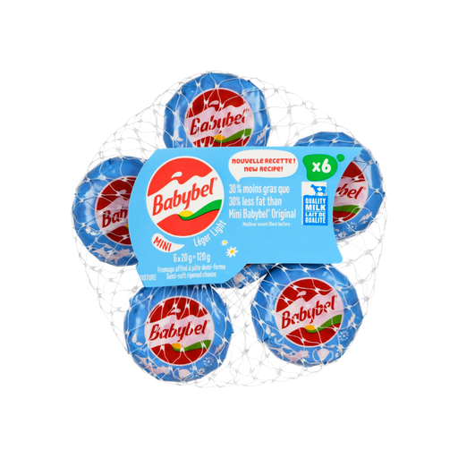 [67834] MINI BABYBEL LIGHT 6X20G