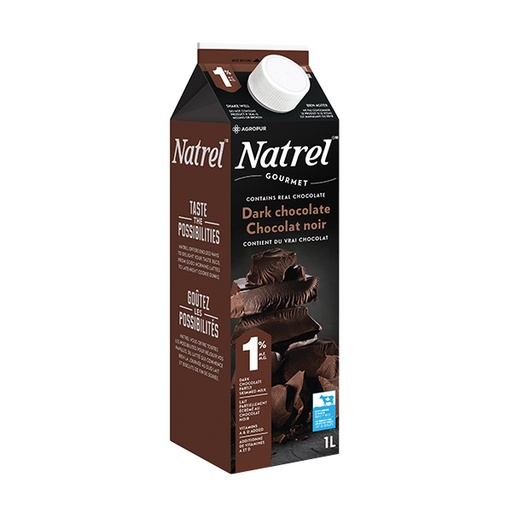 [67912] NATREL 1% DARK CHOCOLATE MILK 1L