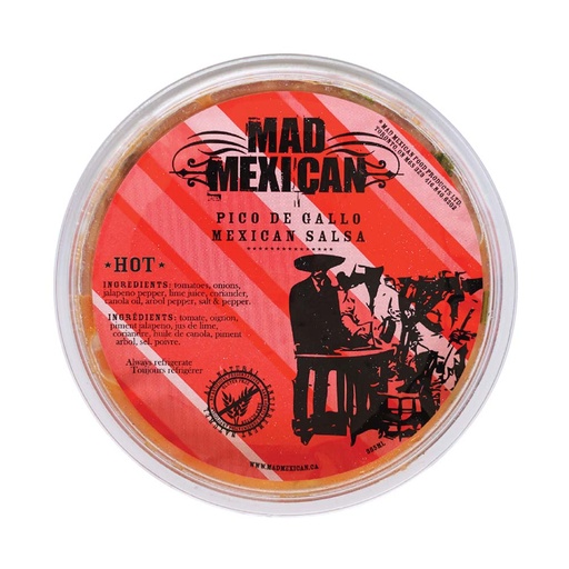 [68015] Mad Mexican Hot Pico De Gallo Salsa 250Ml