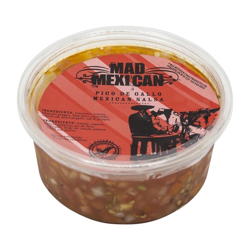 [68126] Mad Mexican Mild Pico De Gallo Salsa 250Ml