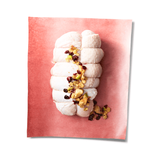 [75573] Fresh Turkey Breast Boneless Roast - Traditional Stuffed